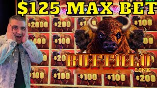 125 Max Bet JACKPOTS On High Limit Buffalo Slot w 20000 MAX OUT GRAND JACKPOT [upl. by Anelrihs930]