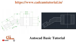 AutoCAD  Complete Tutorial for Beginners  Exercises 48 [upl. by Chip992]