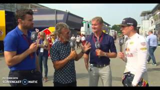 Max Verstappen “calls” Eddie Jordan a wanker [upl. by Tolmann]