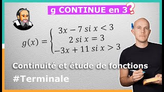 CONTINUITÉ dune FONCTION en un POINT  Exercice Corrigé  Terminale [upl. by Coniah]