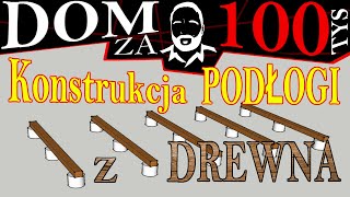 ►Drewniana podłoga i fundament punktowy Dom szkieletowy i OSB Dom za 100 tys 18 [upl. by Solracsiul]