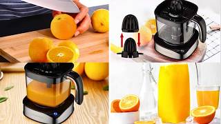 Electric Lemon Squeezer for Orange Lemon Lime Grapefruit by LUUKMONDE  Electric Citrus Juicer [upl. by Elsy838]