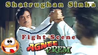 Shatrughan Sinha Fight Scene from Agni Prem Bollywood Romantic Hindi Movie [upl. by Yboc94]