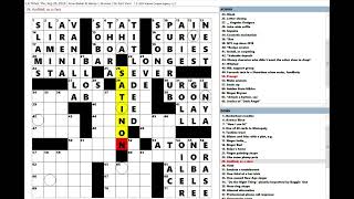 Los Angeles Times LAT Crossword Puzzle 09262024 [upl. by Politi]