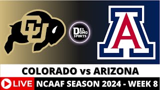 COLORADO VS ARIZONA LIVE 🏈 NCAAF COLLEGE FOOTBALL PlaybyPlay  WEEK 8  OCT 19 2024 [upl. by Rj]