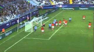 Liga BBVA  Malaga 1 vs Valencia CF 3 28082010 [upl. by Aerua796]