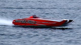 GIGANTIC RC POWERBOAT HPR 233 130 KMH BRUTAL SPEED 25000 WATT SPEEDBOAT HD [upl. by Tavia]