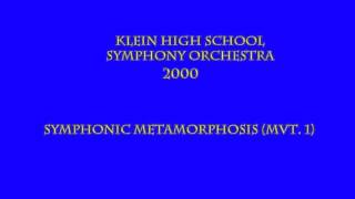 Symphonic Metamorphosis Mvt 1 [upl. by Inahs]