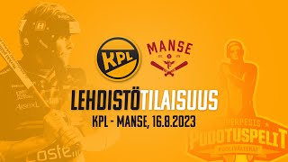 Lehdistötilaisuus ke 1682023 KPL  Manse PP [upl. by Mcevoy]