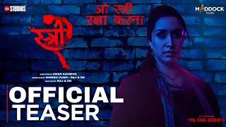 Stree 2 Official Teaser  Stree 2 Teaser  Shraddha Kapoor  Rajkummar Rao [upl. by Netsirt]