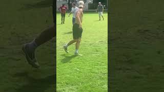 Soccer in the park Neighborhood pick up game savannah soccer [upl. by Anujra909]