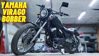 Yamaha Virago XV250 Bobber Build [upl. by Askwith]