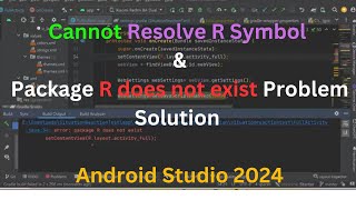 Package R does not exist Problem Solution in Android Studio [upl. by Ainivad]