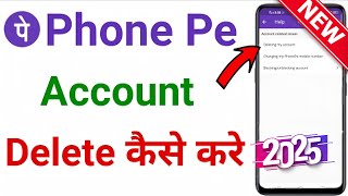 phonepe account delete Karen [upl. by Hafinah]