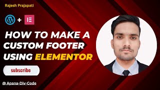 How to create footer in wordpress  Elementor page builder  Header and footer Plugin [upl. by Reagan]