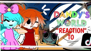 ✨•🍓 Dandys world react to•✨part 1contine part 2 dandyworld gacha [upl. by Beora]