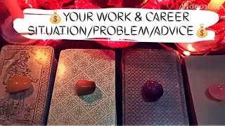 quotYOUR WORK SITUATIONPROBLEMADVICEquot  TAROT READING [upl. by Attinahs]