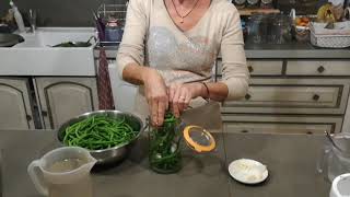 Lacto fermentation des haricots verts [upl. by Ayiotal420]