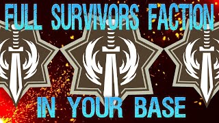 War Commander Full Survivors Faction In Base [upl. by Gninnahc48]