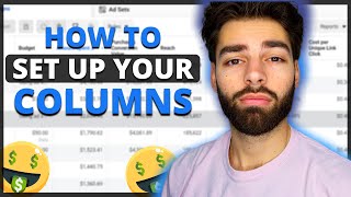 How To Setup Columns For Facebook Ads Step By Step Tutorial [upl. by Nauqyaj292]