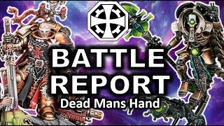 Necrons Vs Space Marine Black Templars 2k Warhammer 40k Battle report 10th edition New Codex [upl. by Lemahs244]