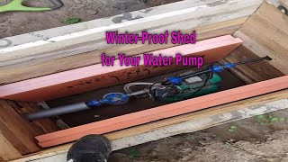 Building a WinterProof Shed for Your Water Pump  DIY Short diy shorts [upl. by Mateya]