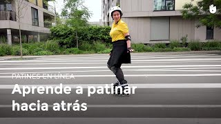 Aprende a patinar hacia atrás  Patines en línea [upl. by Repsag362]