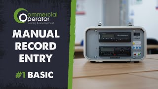 1 How to Input a Manual Record Entry on a Digital Tachograph Siemens VDO amp Stoneridge  Basic [upl. by Hadihahs384]