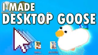 I made Desktop Goose Hes a jerk [upl. by Noam]