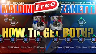 Tips amp Tricks to get BOTH Maldini amp Zanetti in FC mobile 24 Rivals event Breakdown [upl. by Larrad]