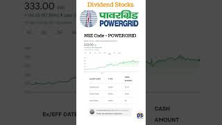 powergrid dividend 2024  powergrid share latest news tamil sharemarket dividendstocks [upl. by Zulaledairam]