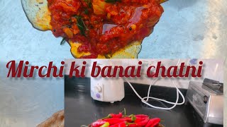 mirchi ki banai chatni [upl. by Leterg]