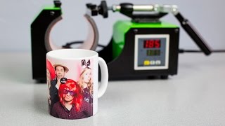 Nadruk na kubku  Prasa do kubków Galaxy Classic Mug Cuter [upl. by Shena]