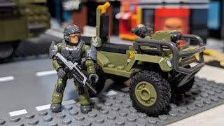 Fleetcom Mongoose halo mega Construx Moc Diorama Diorama Dissection [upl. by Bridie917]