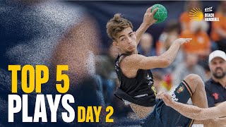 Top 5 Plays  Day 2  YAC 16 EHF Beach Handball EURO 2022 amp EHF Beach Handball Championships 2022 [upl. by Brader242]