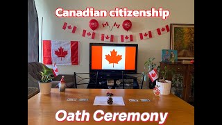 Our Canadian Citizenship Virtual Oath Ceremony in 2024 canada nepal internationalstudents [upl. by Aciretahs]