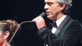 Andrea Bocelli Houston 2012 Time to say goodbye [upl. by Cantone]