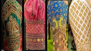 bridal hands work blouse design  hand work  blouse world  subscribe for more videos [upl. by Geoff874]