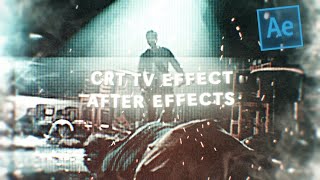 crt tv effects tutorial  after effects Plugin is on my Dc server [upl. by Ajaj958]