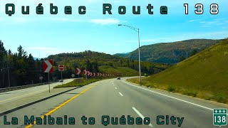 Québec Route 138 WB  La Malbaie to Québec City [upl. by Rivalee]