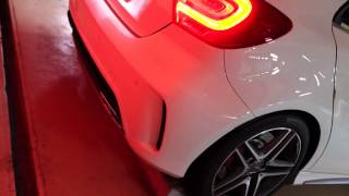 【Mercedes Benz A45 AMG】Stock Exhaust Sound [upl. by Aivekahs9]