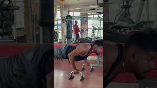 Pushups shorts ytshorts youtubeshorts trending gym [upl. by Einahpad433]