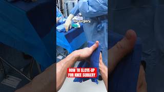 How To Double Glove for Orthopedic Surgery 🧤 shorts [upl. by Chancellor]