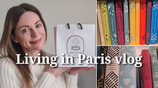 Living in Paris vlog  Diptyque candles new books and visiting Paris museums [upl. by Garate355]