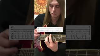 Deftones  Be Quiet and Drive Far Away Guitar Cover With Tabs [upl. by Anik]