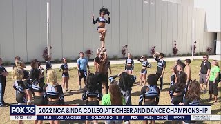 Daytona Beach hosts national cheer competition [upl. by Lajet]