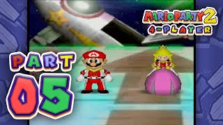 Mario Party 2 Part 05 Space Land [upl. by Nivlag164]