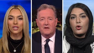 IsraelPalestine War quotShes Borderline A Terroristquot Piers Morgan Guests Clash Over October 7 [upl. by Ariek]