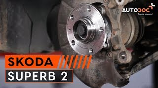 Wie SKODA SUPERB 2 Radlager vorne wechseln TUTORIAL  AUTODOC [upl. by Vanny]