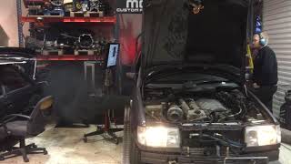 W124 om606 hx35 dyno [upl. by Lladnor]